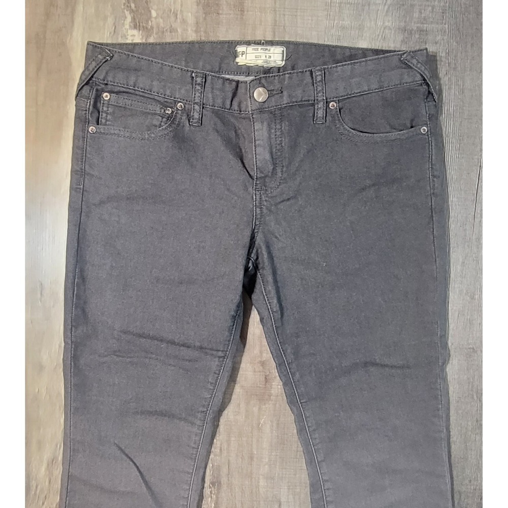 Free People‎ Ombre Womens 28 Skinny Gradient Style Black Denim Jeans EUC